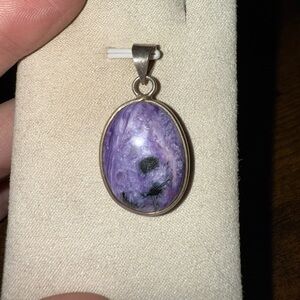Charoite pendant